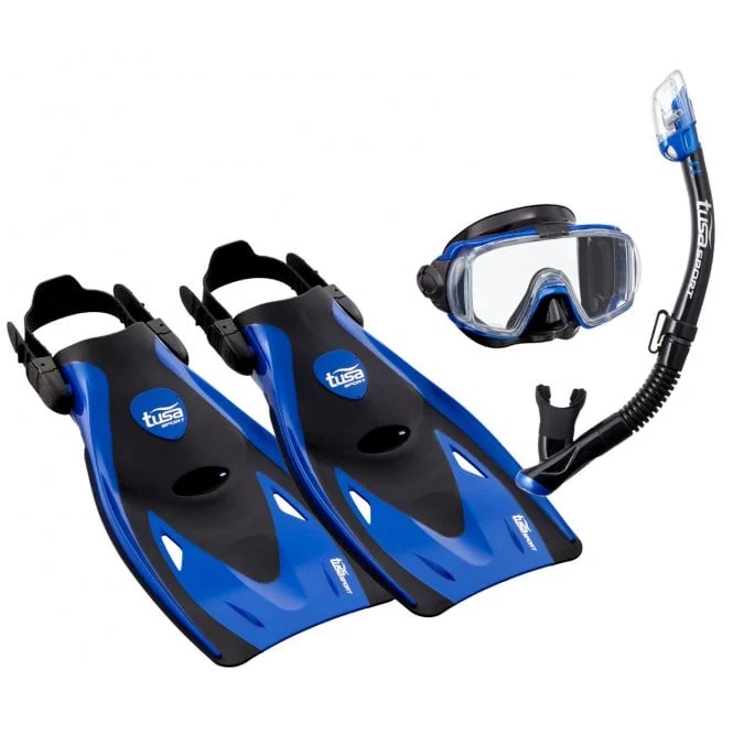 TUSA Visio Metalic Dry Snorkelling Set - Image 5